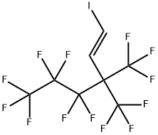 1H,2H-HEPTAFLUORO-3,3-BIS(TRIFLUOROMETHYL)-1-IODOHEX-1-ENE