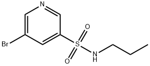 5-broMo-N-propylpyridine-3-sulfonaMide 结构式