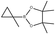 1-甲基环丙烷-1-硼酸频哪醇酯 结构式
