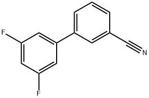 3-(3,5-Difluorophenyl)benzonitrile 结构式