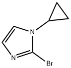 2-溴-1-环丙基-1H-咪唑 结构式