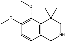 5,6-diMethoxy-4,4-diMethyl-1,2,3,4-tetrahydroisoquinoline 结构式