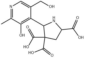 4,4-dicarboxy-5-pyridoxylproline 结构式