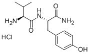 H-VAL-TYR-NH2 · HCL 结构式