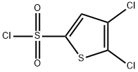 2,3-二氯-5-氯磺酰基噻吩 结构式