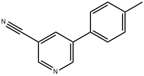 5-(对甲苯基)烟腈 结构式