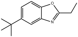 2-乙基-5-叔丁基苯并噁唑 结构式