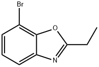 2-乙基-7-溴苯并噁唑 结构式