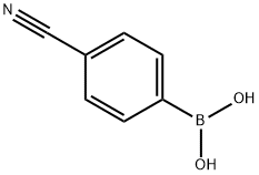 4-氰基苯硼酸 结构式