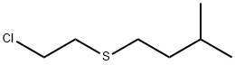 1-[(2-Chloroethyl)sulfanyl]-3-methylbutane 结构式