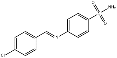 4-((4-Chlorobenzylidene)amino)benzenesulfonamide 结构式