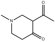 4-Piperidinone, 3-acetyl-1-methyl- (9CI) 结构式