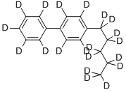 4-N-PENTYLDIPHENYL-D20 结构式