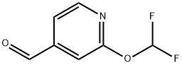 2-(difluoroMethoxy)isonicotinaldehyde 结构式