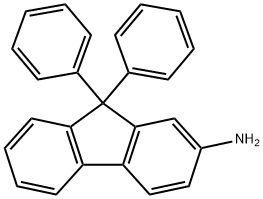 9,9-二苯基-2-氨基芴 结构式
