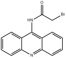 N-(9-acridinyl)bromoacetamide 结构式