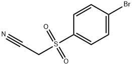 4-BROMOBENZENESULPHONYLACETONITRILE 结构式