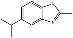 Benzoxazole, 2-methyl-5-(1-methylethyl)- (9CI) 结构式