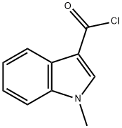 1H-Indole-3-carbonylchloride,1-methyl-(9CI) 结构式