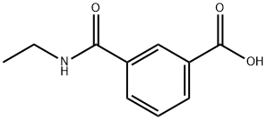 3-[(ethylamino)carbonyl]benzoic acid 结构式