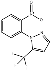 1 - (2 -硝基苯基)-5 - (三氟甲基)- 1H -吡唑 结构式