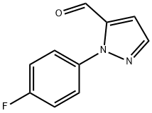 1 - (4 -氟苯基)- 5 -甲醛- 1H -吡唑 结构式