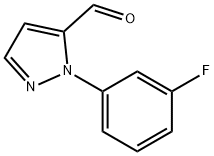 1 - (3 -氟苯基)- 5 -甲醛- 1H -吡唑 结构式