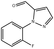 1 - (2 -氟苯基)- 5 -甲醛- 1H -吡唑 结构式