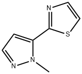 2 - (1 -甲基- 1H -5-吡唑基)噻唑 结构式
