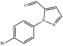 1 - (4 -溴苯基)- 5 -甲醛- 1H -吡唑 结构式