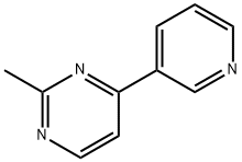 2 -甲基- 4 -(吡啶- 3 -基)嘧啶 结构式