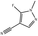 5-氟-1-甲基-1H-吡唑-4-甲腈 结构式