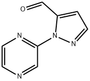 1 - (2-吡嗪基)- 5 -甲醛- 1H -吡唑 结构式