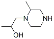 1-(2-甲基哌嗪-1-基)丙-2-醇 结构式
