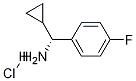 (R)-环丙基(4-氟苯基)甲胺盐酸盐 结构式