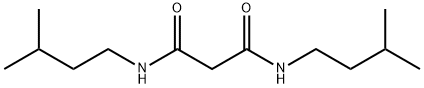 N,N'-双(3-甲基丁基)丙二酰胺 结构式