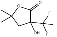 3-羟基-5,5-二甲基-3-(三氟甲基)二氢呋喃-2(3H)-酮 结构式