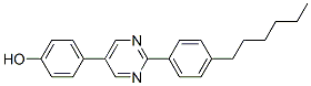 2-(4-Hexylphenyl)-5-(4-hydroxyphenyl)-pyrimidine 结构式