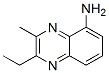 5-Quinoxalinamine,2-ethyl-3-methyl-(9CI) 结构式