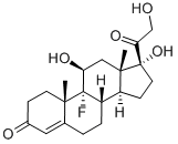 氟氢可的松 结构式