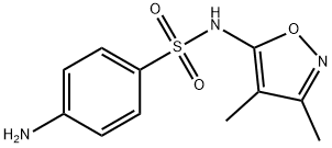 磺胺异噁唑 结构式
