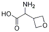 2-氨基-2-(氧杂环丁烷-3-基)乙酸 结构式