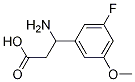 Benzenepropanoic acid, .beta.-amino-3-fluoro-5-methoxy- 结构式