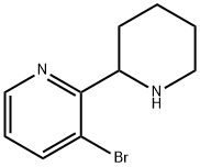 3-broMo-2-(2-piperidyl)pyridine 结构式