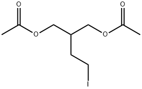 2-(2-IODOETHYL)-1,3-PROPANEDIOLDIACETATE 结构式