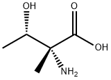 (2R,3S)-2-氨基-3-羟基-2-甲基丁酸 结构式