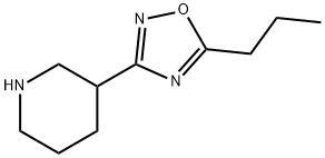 3-(哌啶-3-基)-5-丙基-1,2,4-恶二唑 结构式