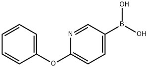 (6-苯氧基吡啶-3-基)硼酸 结构式
