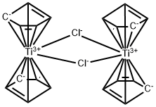 BIS-(CYCLOPENTADIENYL)-CHLOROTITANIUM(III) DIMER 结构式