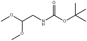 叔丁基2-氧代乙基氨基甲酸酯二甲氧基乙烷 结构式
